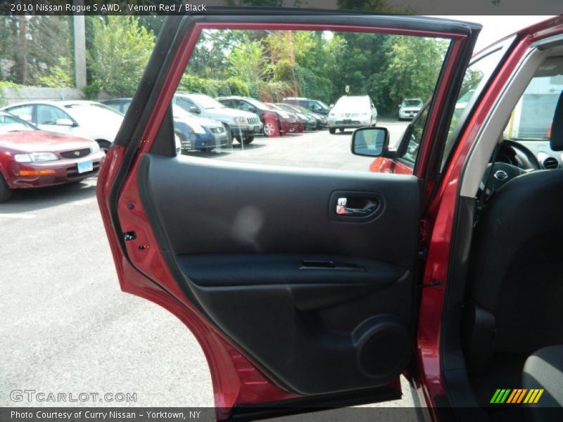 Venom Red / Black 2010 Nissan Rogue S AWD