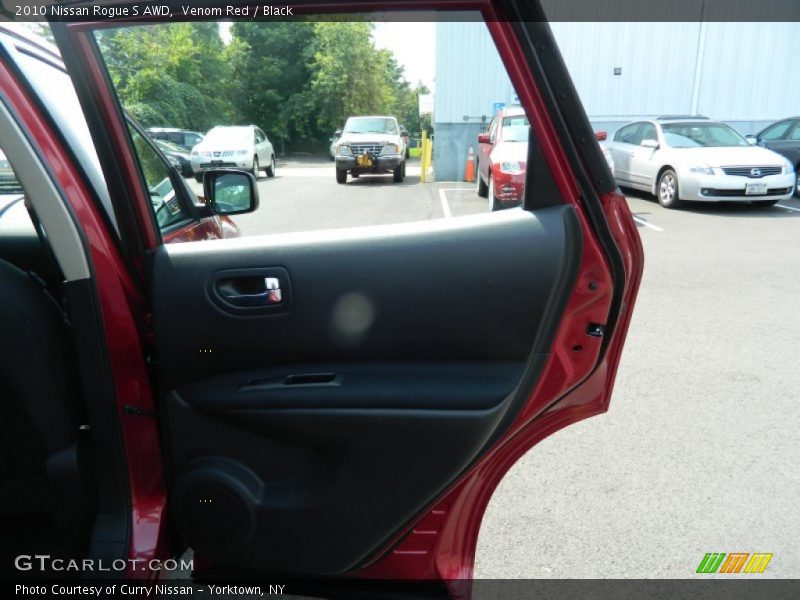 Venom Red / Black 2010 Nissan Rogue S AWD