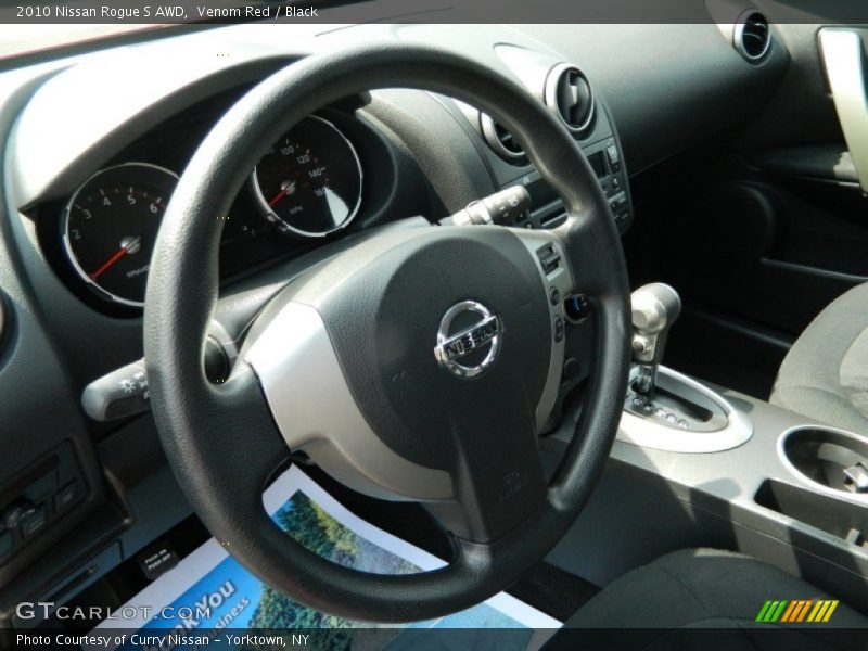 Venom Red / Black 2010 Nissan Rogue S AWD