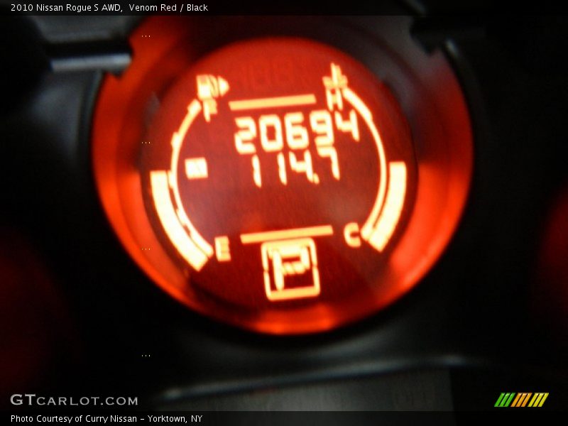 Venom Red / Black 2010 Nissan Rogue S AWD