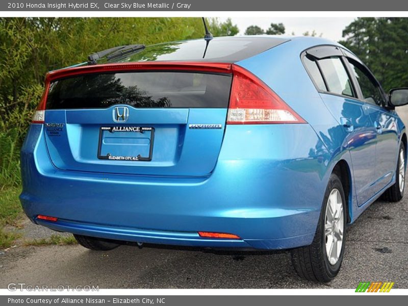 Clear Sky Blue Metallic / Gray 2010 Honda Insight Hybrid EX