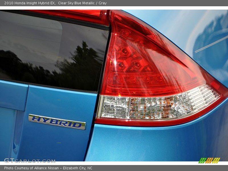 Clear Sky Blue Metallic / Gray 2010 Honda Insight Hybrid EX