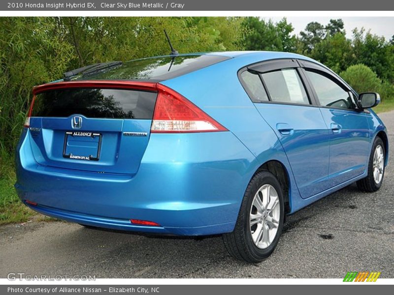 Clear Sky Blue Metallic / Gray 2010 Honda Insight Hybrid EX