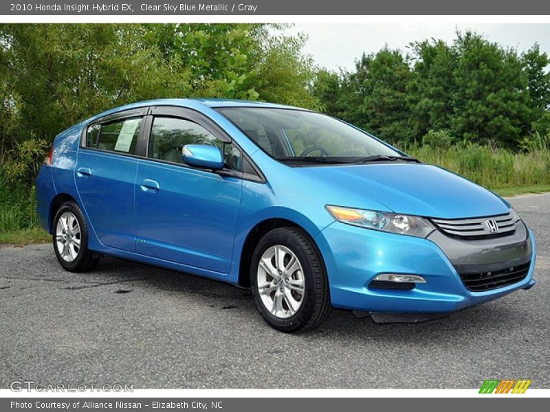 Clear Sky Blue Metallic / Gray 2010 Honda Insight Hybrid EX