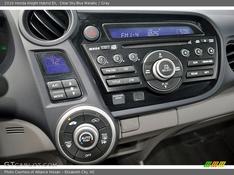 Controls of 2010 Insight Hybrid EX