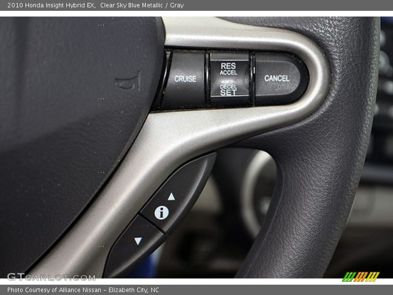Controls of 2010 Insight Hybrid EX