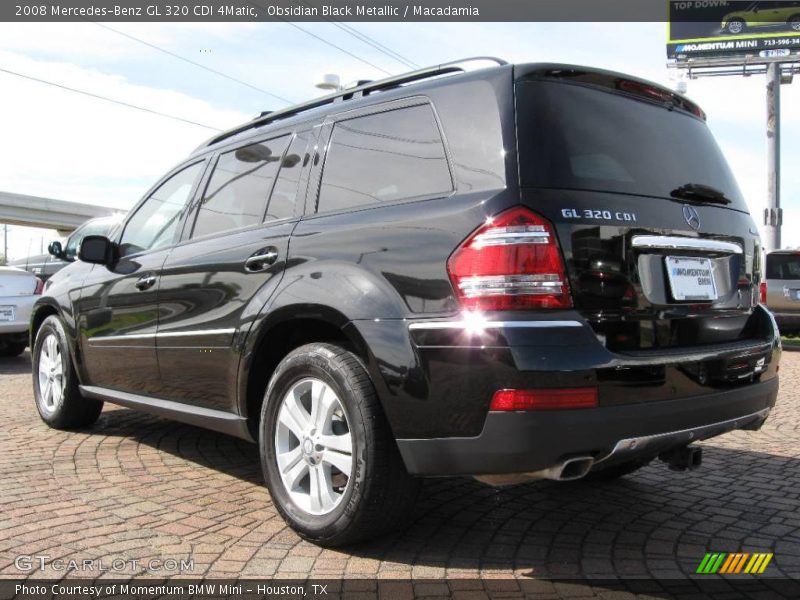 Obsidian Black Metallic / Macadamia 2008 Mercedes-Benz GL 320 CDI 4Matic