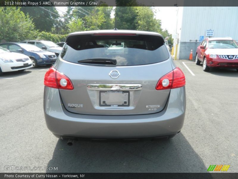Platinum Graphite / Gray 2012 Nissan Rogue S AWD