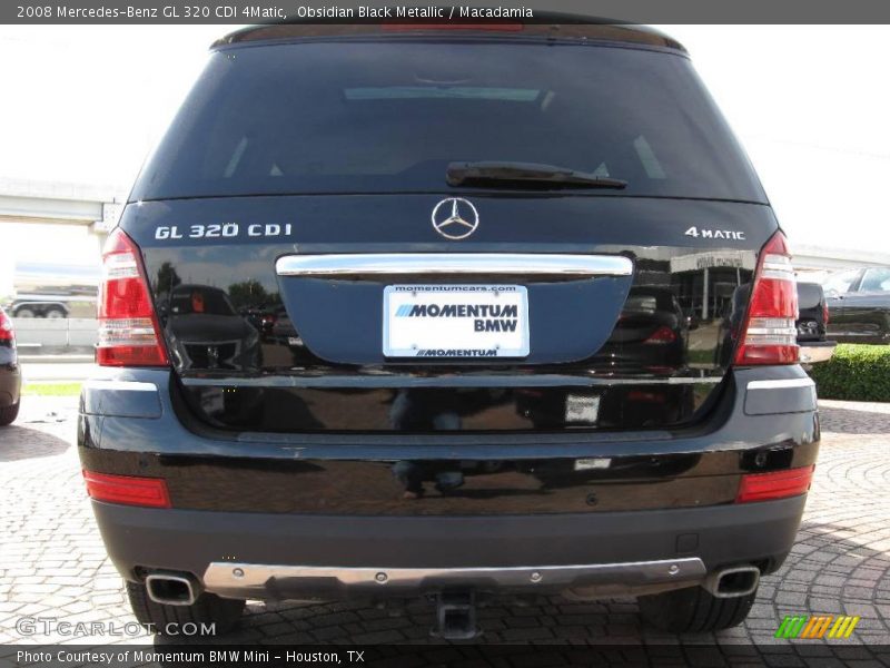 Obsidian Black Metallic / Macadamia 2008 Mercedes-Benz GL 320 CDI 4Matic
