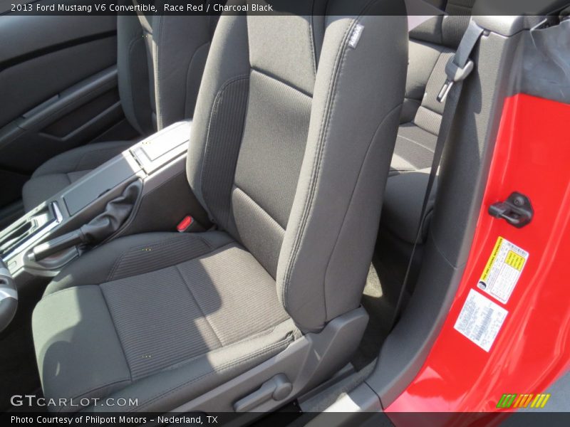 Race Red / Charcoal Black 2013 Ford Mustang V6 Convertible