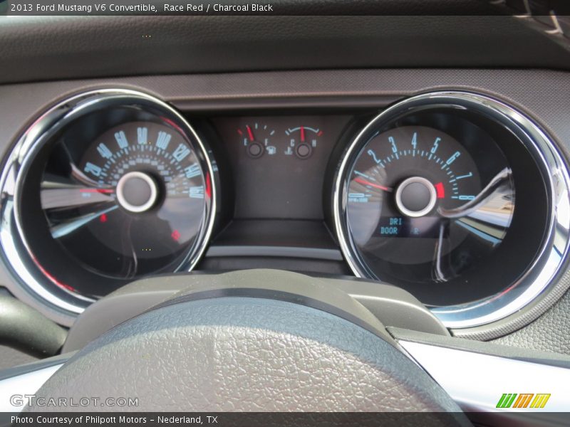 Race Red / Charcoal Black 2013 Ford Mustang V6 Convertible
