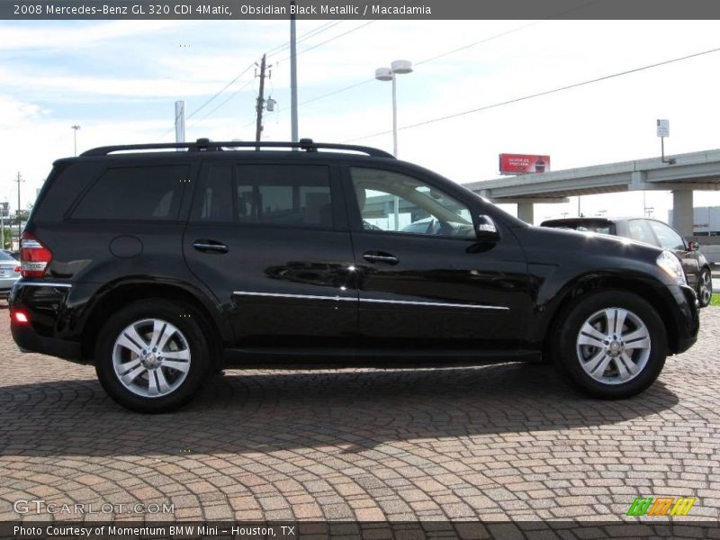 Obsidian Black Metallic / Macadamia 2008 Mercedes-Benz GL 320 CDI 4Matic
