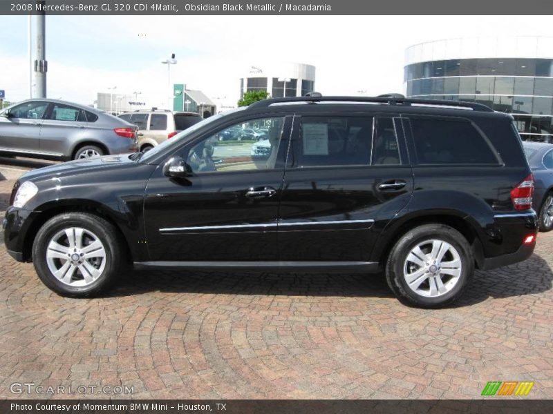 Obsidian Black Metallic / Macadamia 2008 Mercedes-Benz GL 320 CDI 4Matic