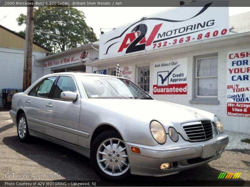 Brilliant Silver Metallic / Ash 2000 Mercedes-Benz E 320 Sedan