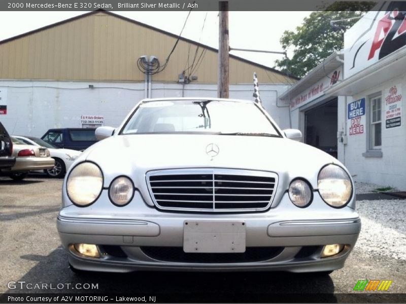 Brilliant Silver Metallic / Ash 2000 Mercedes-Benz E 320 Sedan