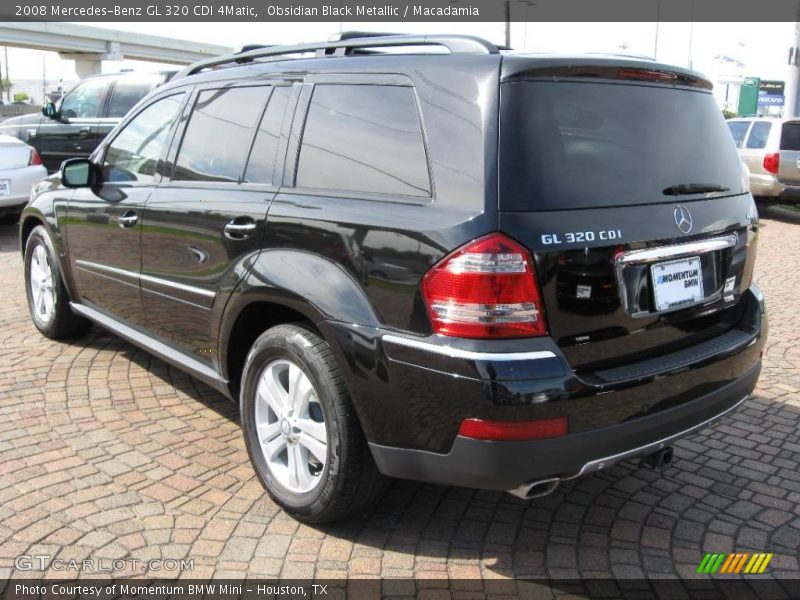 Obsidian Black Metallic / Macadamia 2008 Mercedes-Benz GL 320 CDI 4Matic