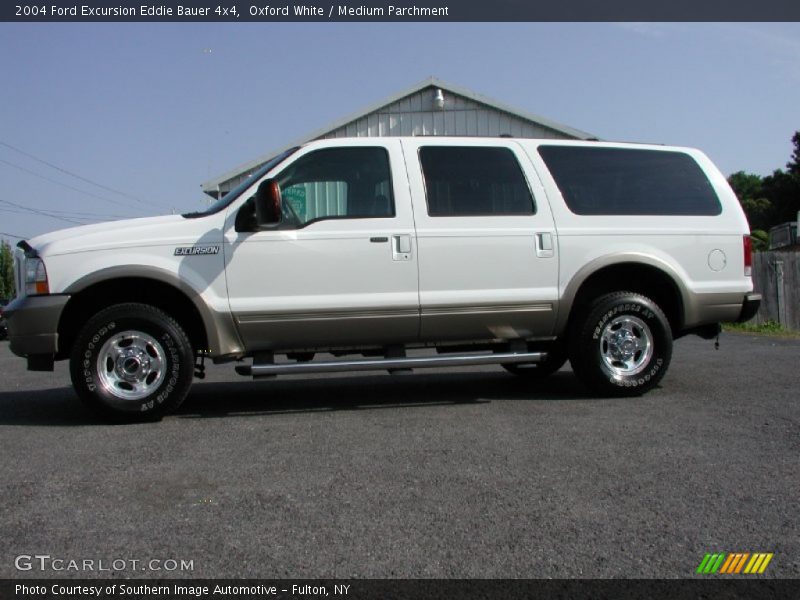 Oxford White / Medium Parchment 2004 Ford Excursion Eddie Bauer 4x4