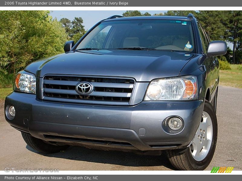 Bluestone Metallic / Ivory Beige 2006 Toyota Highlander Limited 4WD