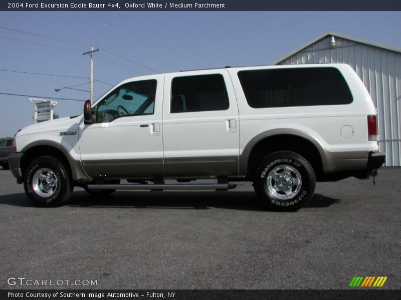 Oxford White / Medium Parchment 2004 Ford Excursion Eddie Bauer 4x4