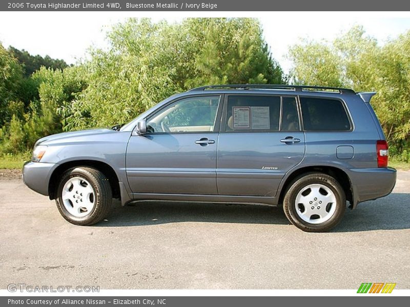Bluestone Metallic / Ivory Beige 2006 Toyota Highlander Limited 4WD