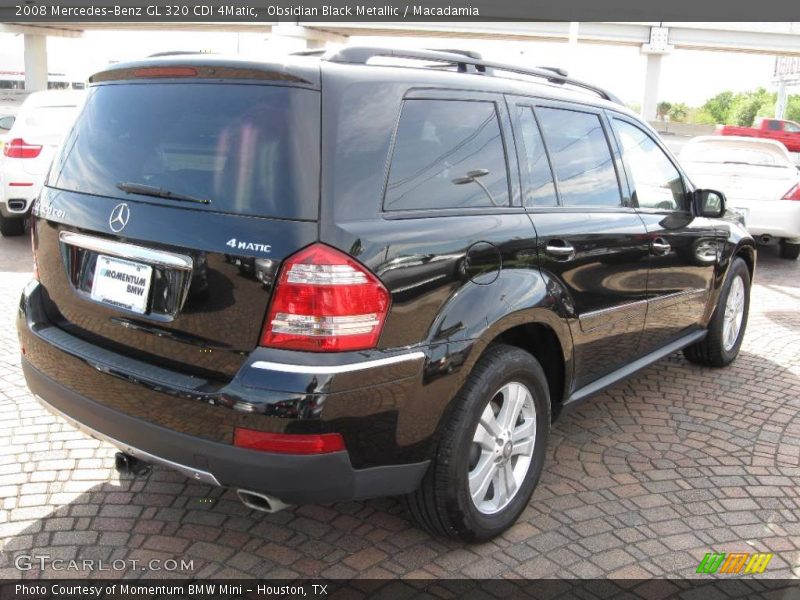 Obsidian Black Metallic / Macadamia 2008 Mercedes-Benz GL 320 CDI 4Matic