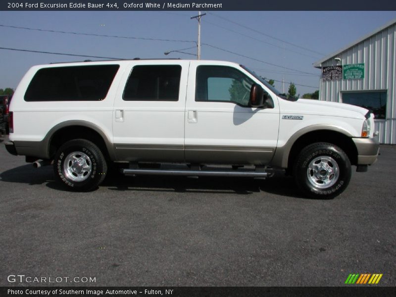 Oxford White / Medium Parchment 2004 Ford Excursion Eddie Bauer 4x4