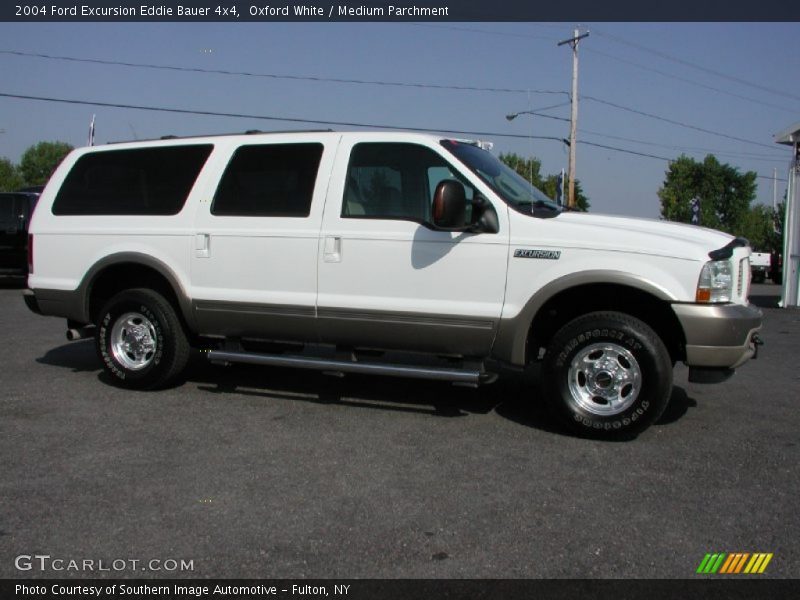 Oxford White / Medium Parchment 2004 Ford Excursion Eddie Bauer 4x4