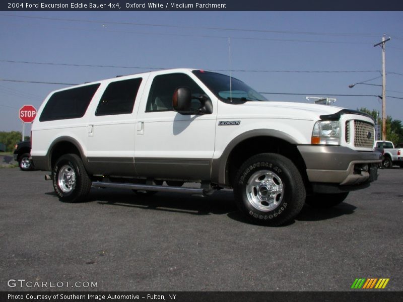 Oxford White / Medium Parchment 2004 Ford Excursion Eddie Bauer 4x4