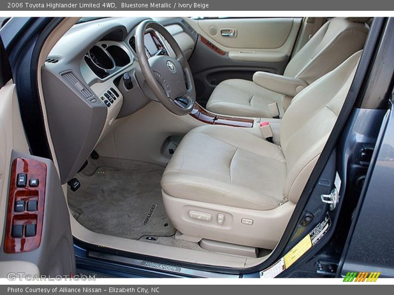 Bluestone Metallic / Ivory Beige 2006 Toyota Highlander Limited 4WD