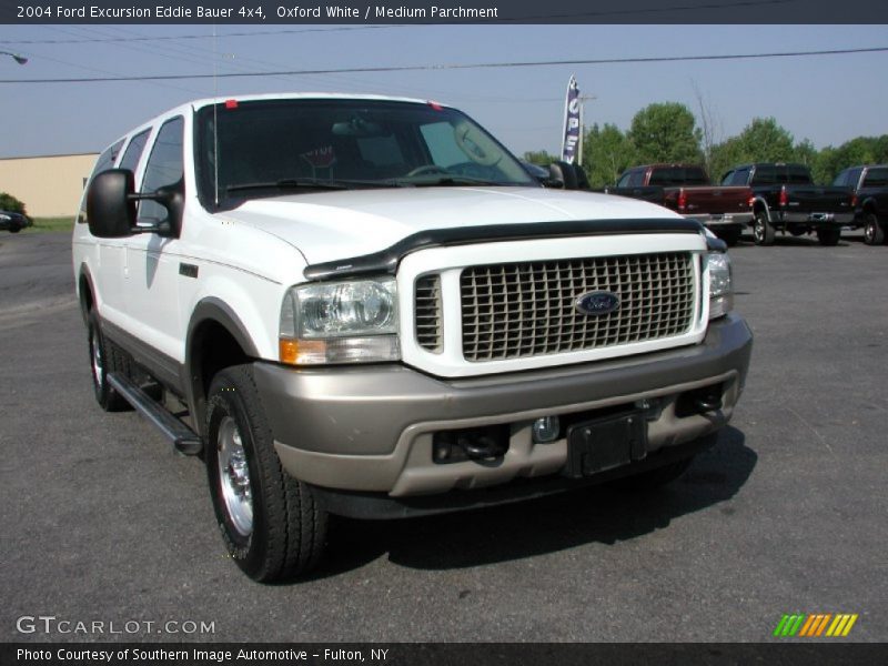 Oxford White / Medium Parchment 2004 Ford Excursion Eddie Bauer 4x4