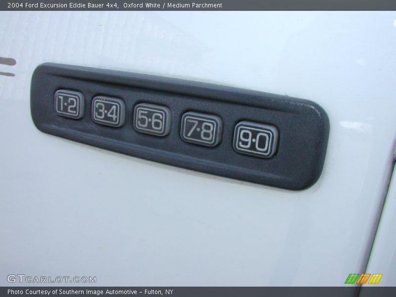 Oxford White / Medium Parchment 2004 Ford Excursion Eddie Bauer 4x4