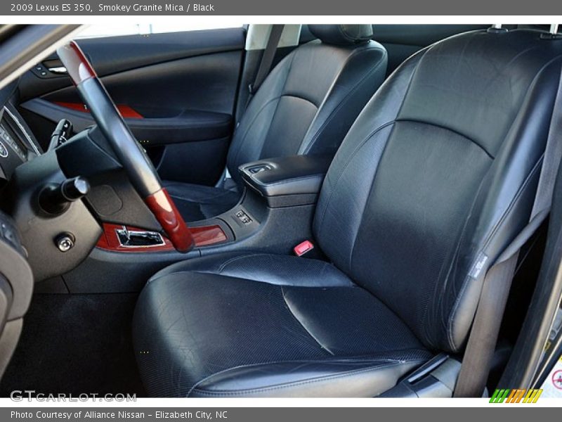 Smokey Granite Mica / Black 2009 Lexus ES 350