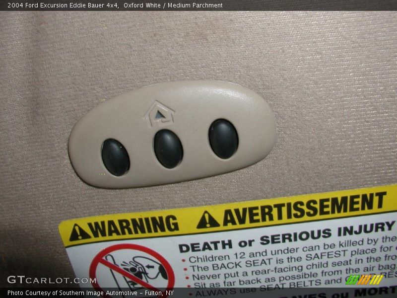 Oxford White / Medium Parchment 2004 Ford Excursion Eddie Bauer 4x4