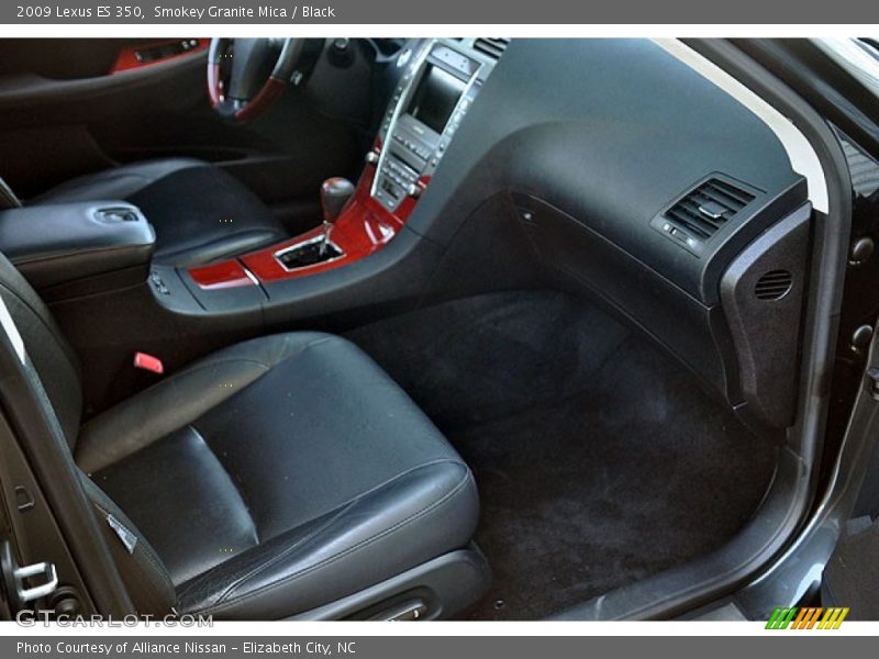 Smokey Granite Mica / Black 2009 Lexus ES 350