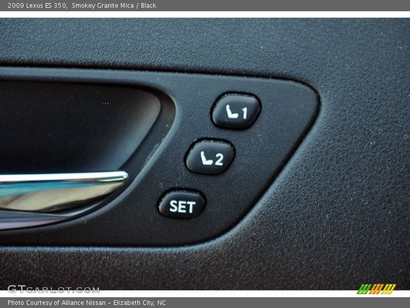 Smokey Granite Mica / Black 2009 Lexus ES 350