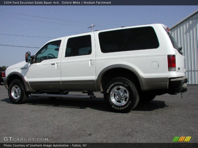 Oxford White / Medium Parchment 2004 Ford Excursion Eddie Bauer 4x4