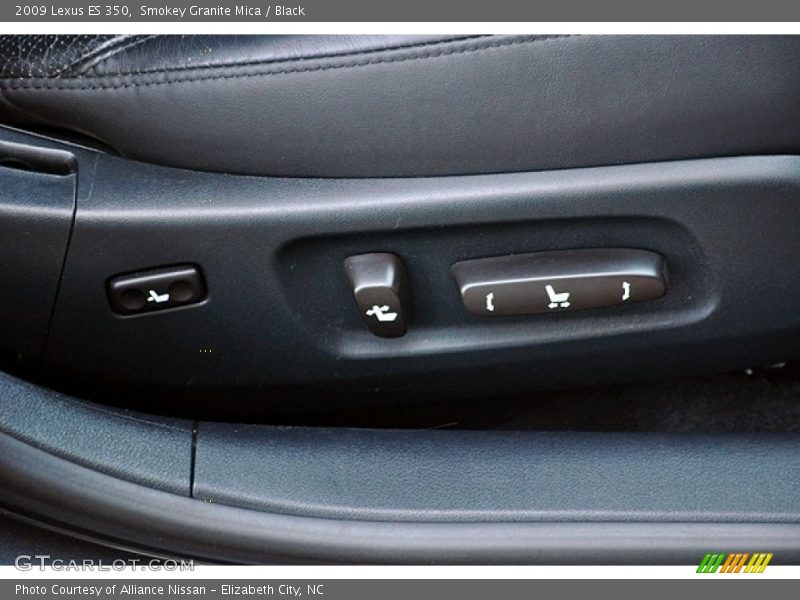 Smokey Granite Mica / Black 2009 Lexus ES 350