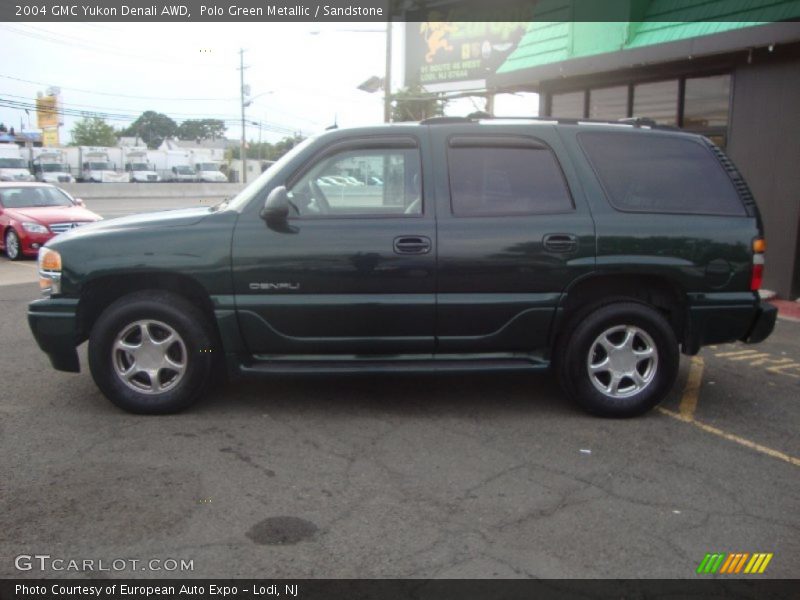 Polo Green Metallic / Sandstone 2004 GMC Yukon Denali AWD