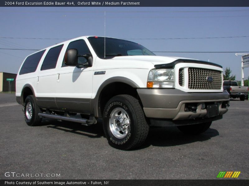 Oxford White / Medium Parchment 2004 Ford Excursion Eddie Bauer 4x4
