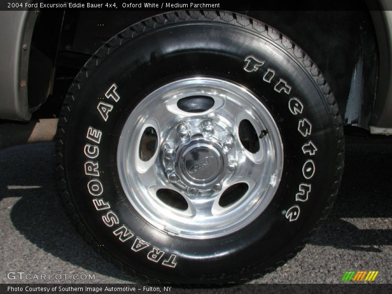 Oxford White / Medium Parchment 2004 Ford Excursion Eddie Bauer 4x4