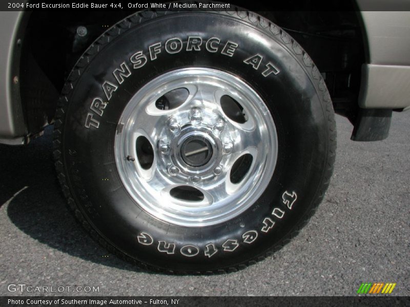 Oxford White / Medium Parchment 2004 Ford Excursion Eddie Bauer 4x4