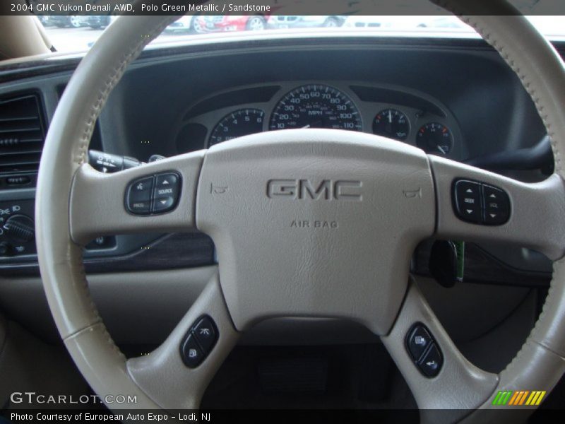Polo Green Metallic / Sandstone 2004 GMC Yukon Denali AWD