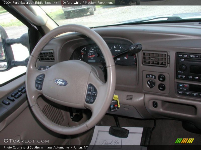 Oxford White / Medium Parchment 2004 Ford Excursion Eddie Bauer 4x4