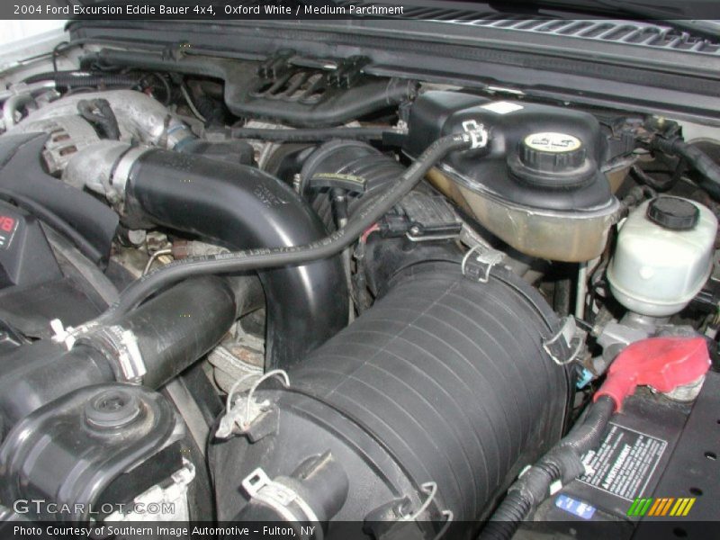 Oxford White / Medium Parchment 2004 Ford Excursion Eddie Bauer 4x4