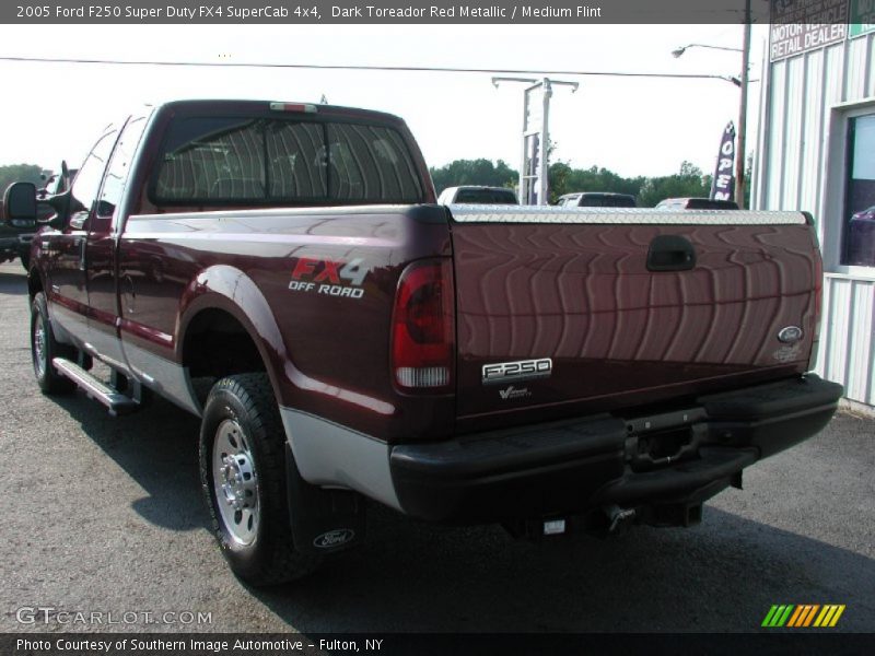 Dark Toreador Red Metallic / Medium Flint 2005 Ford F250 Super Duty FX4 SuperCab 4x4