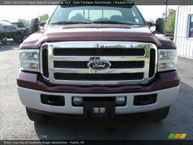 Dark Toreador Red Metallic / Medium Flint 2005 Ford F250 Super Duty FX4 SuperCab 4x4
