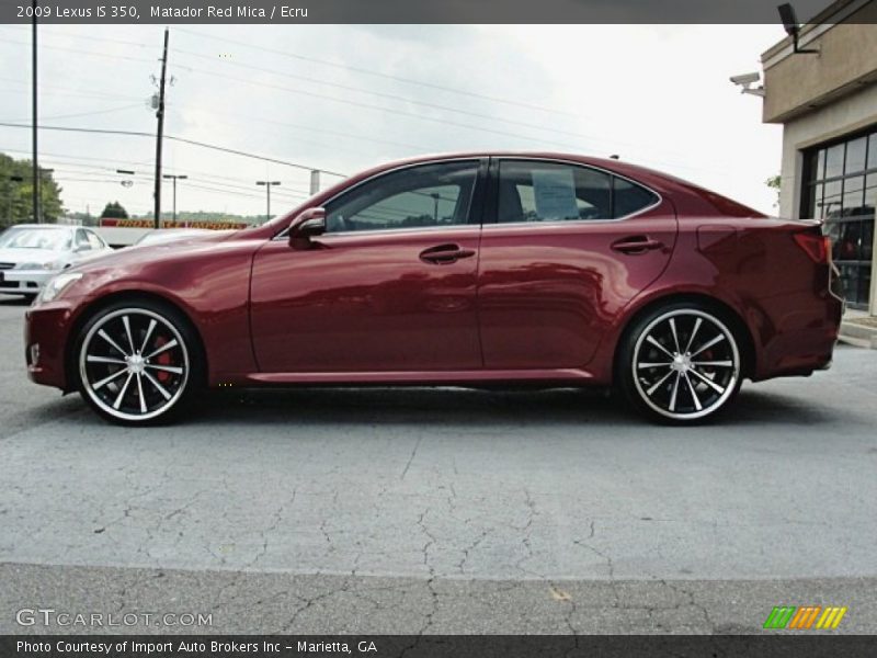 Matador Red Mica / Ecru 2009 Lexus IS 350