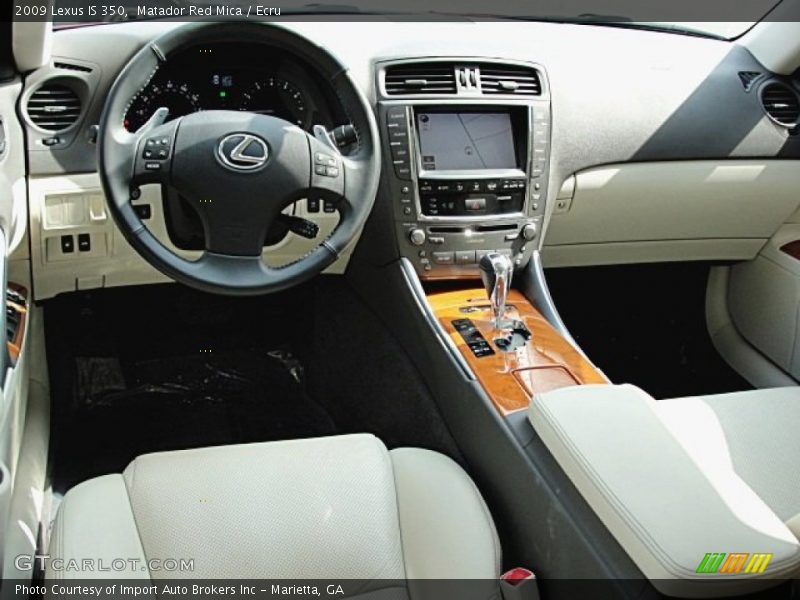 Matador Red Mica / Ecru 2009 Lexus IS 350