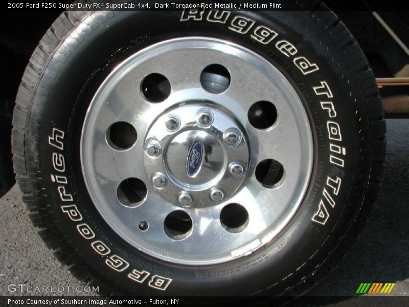 Dark Toreador Red Metallic / Medium Flint 2005 Ford F250 Super Duty FX4 SuperCab 4x4