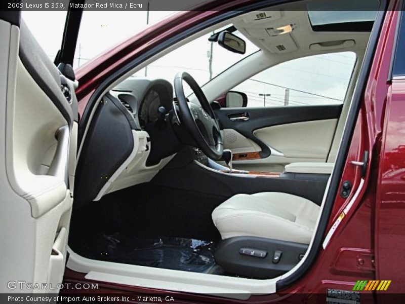 Matador Red Mica / Ecru 2009 Lexus IS 350